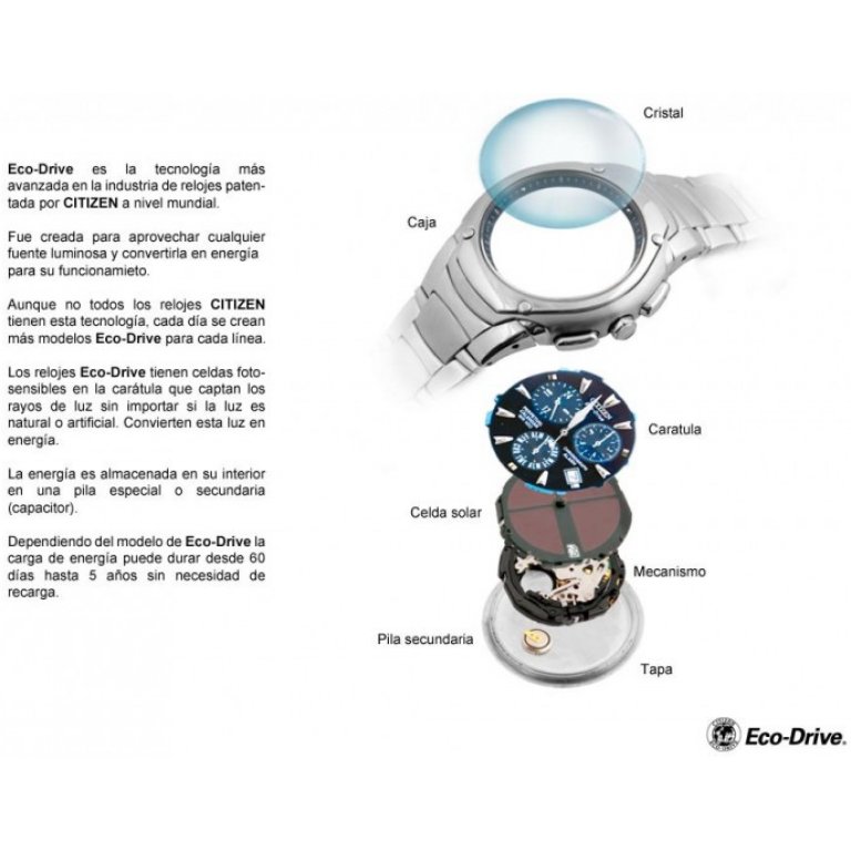 Reloj de hombre ECO-DRIVE JZ1002-56W DORADO